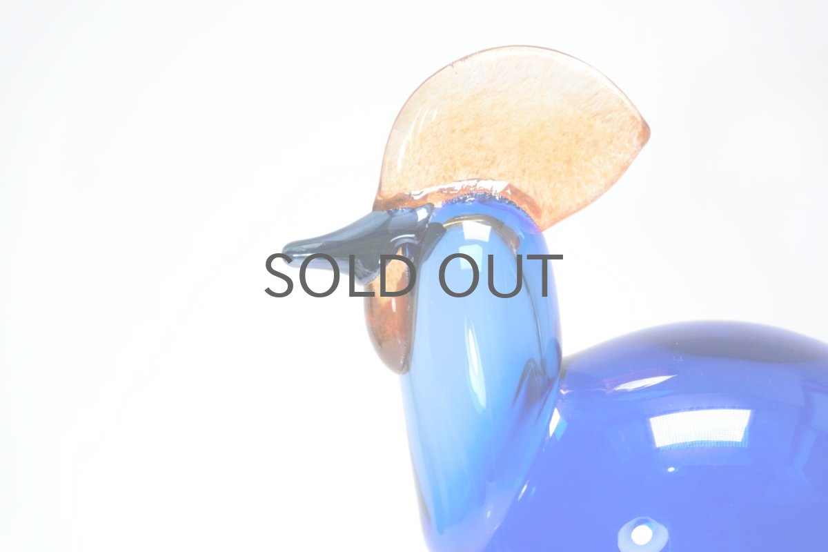 画像3: 北欧アートガラス/ビンテージガラス/Oiva Toikka/オイバ・トイッカ/iittala/イッタラ/Birds/バード/Juhlkukko/Rooster/ユフラクッコ/ルースター (3)