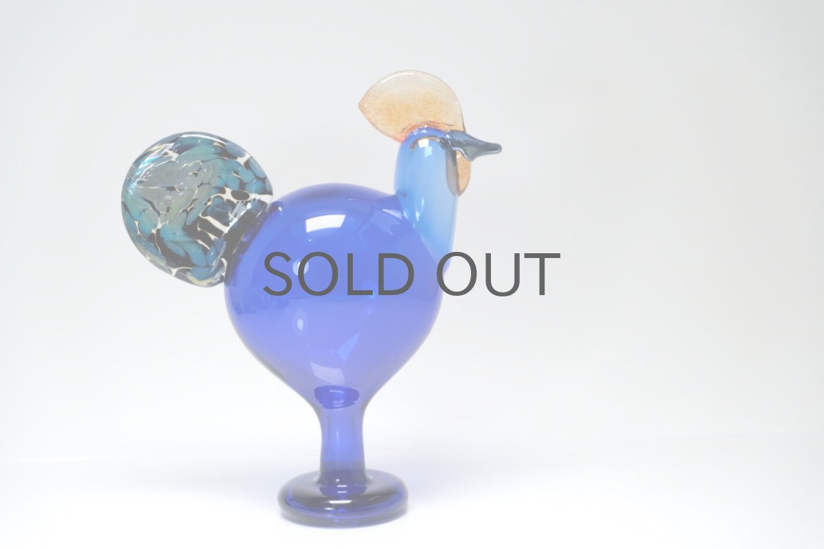 画像7: 北欧アートガラス/ビンテージガラス/Oiva Toikka/オイバ・トイッカ/iittala/イッタラ/Birds/バード/Juhlkukko/Rooster/ユフラクッコ/ルースター (7)