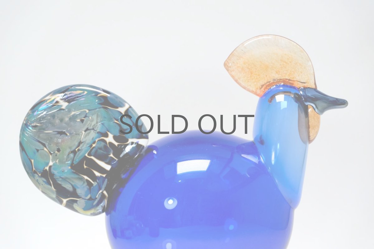 画像8: 北欧アートガラス/ビンテージガラス/Oiva Toikka/オイバ・トイッカ/iittala/イッタラ/Birds/バード/Juhlkukko/Rooster/ユフラクッコ/ルースター (8)