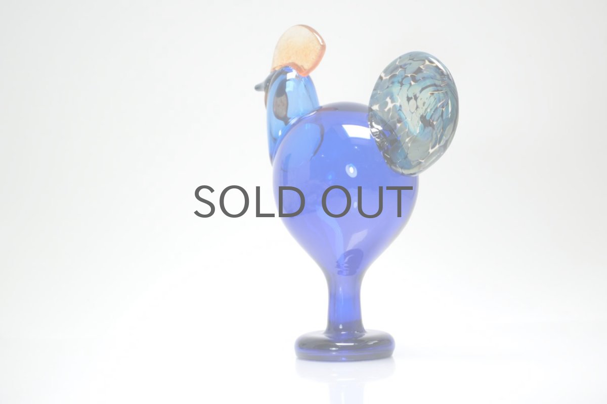 画像6: 北欧アートガラス/ビンテージガラス/Oiva Toikka/オイバ・トイッカ/iittala/イッタラ/Birds/バード/Juhlkukko/Rooster/ユフラクッコ/ルースター (6)