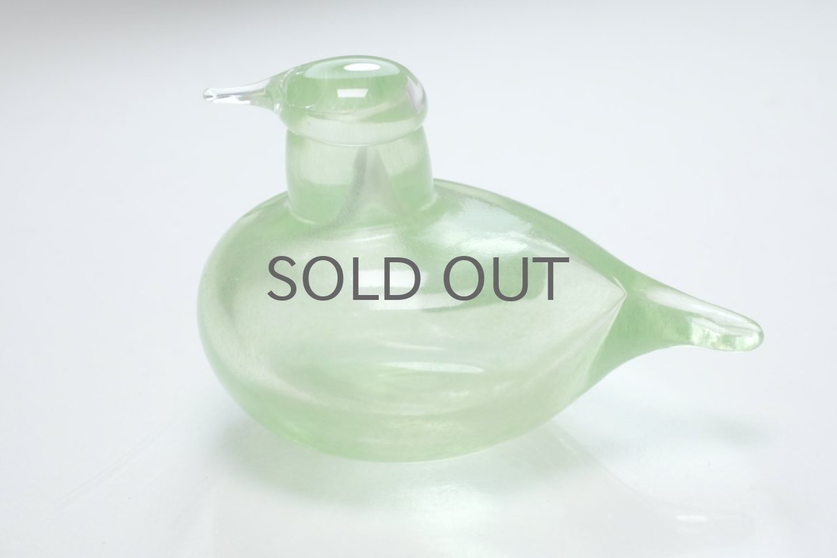 画像4: 北欧アートガラス/iittala/イッタラバード/Oiva Toikka/オイバトイッカ/Golden-Crested Kinglet/ライムグリーン (4)