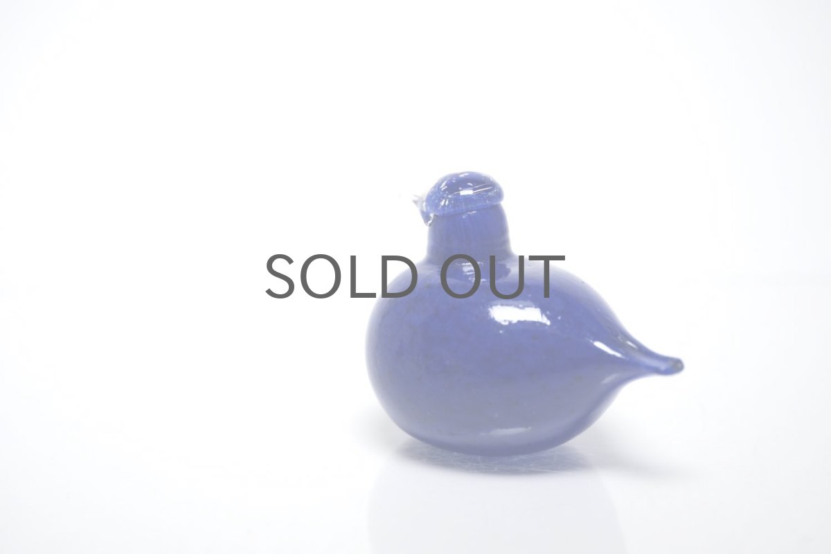 画像5: 北欧アートガラス/iittala/イッタラバード/Oiva Toikka/オイバトイッカ/Golden-Crested Kinglet/ブルー (5)