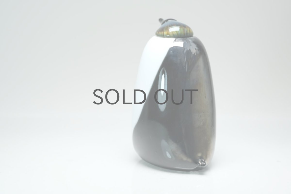 画像2: 北欧アートガラス/iittala/イッタラバード/Oiva Toikka/オイバトイッカ/Penguin/ペンギン/2006/オランダ限定 (2)