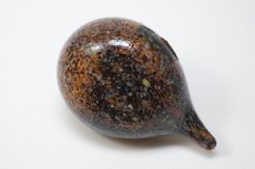 画像5: 北欧アートガラス/iittala/イッタラバード/Oiva Toikka/オイバトイッカ/Hippiainen/ヒッピアイネン/Golden-Crested Kinglet/ダークボディ/No.1 (5)