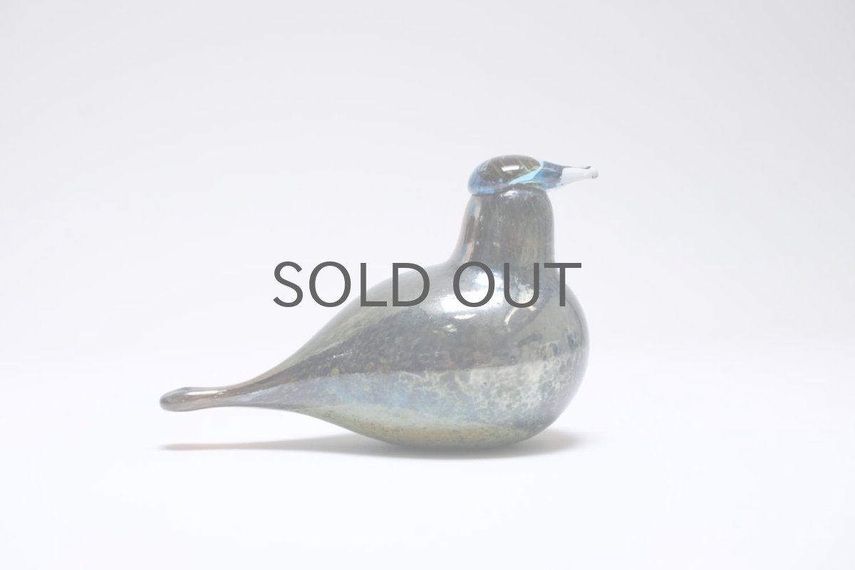画像3: 北欧アートガラス/iittala/イッタラバード/Oiva Toikka/オイバトイッカ/Hippiainen/ヒッピアイネンより大きい/ゴールドラスター (3)