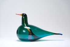 画像1: 北欧アートガラス/ビンテージ/Oiva Toikka/オイバ・トイッカ/Nuutajarv/ヌータヤルヴィ/イッタラ/Birds/バード/Special Birds/Outakyyhky/2001 (1)