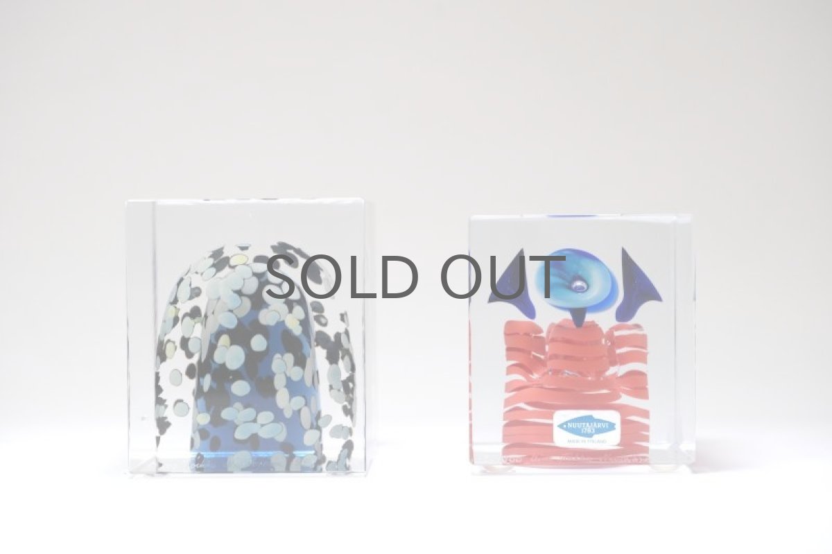 画像10: 北欧アートガラス/ビンテージガラス/アートピース/Oiva Toikka/オイバトイッカ/Cube/スペシャルキューブ/500個限定 (10)