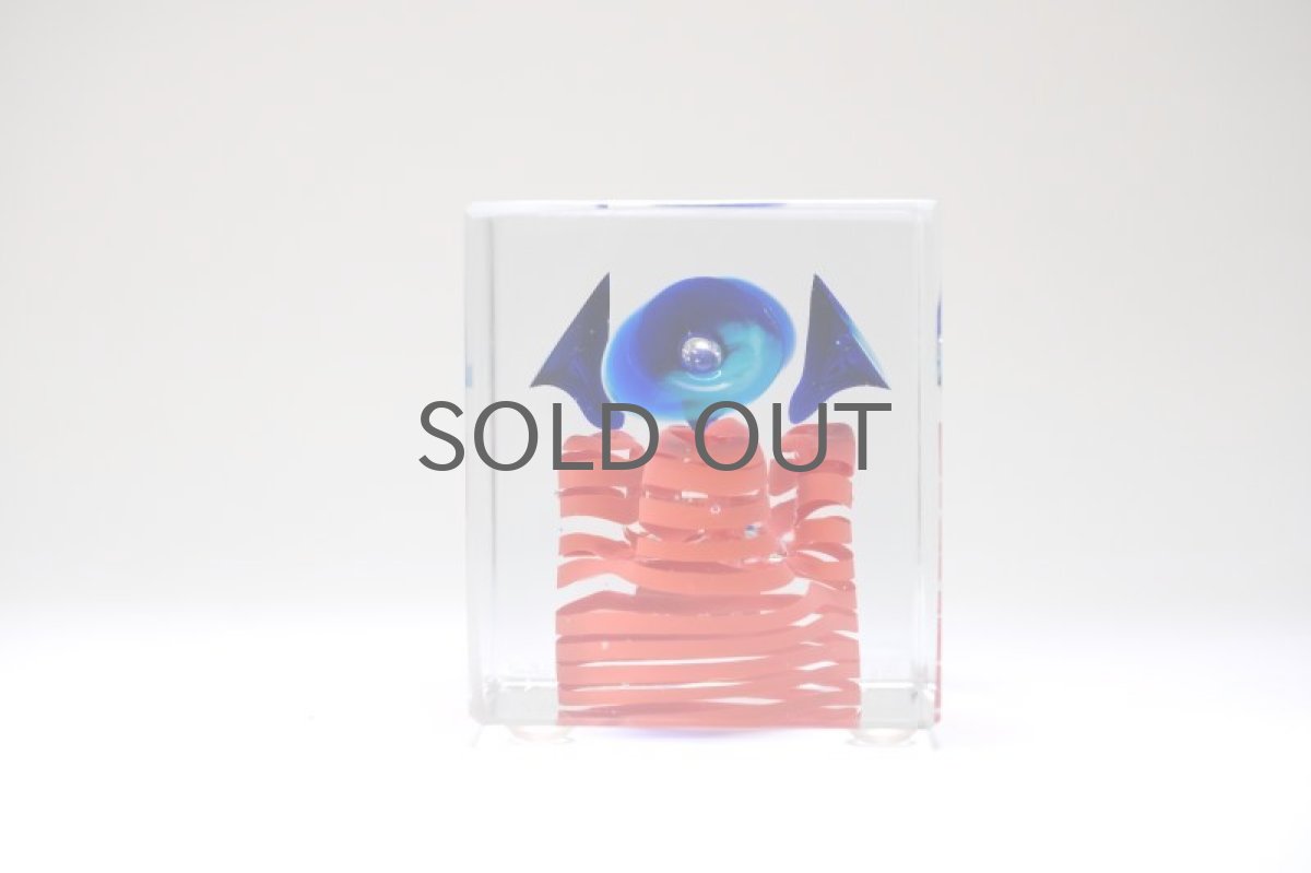 画像7: 北欧アートガラス/ビンテージガラス/アートピース/Oiva Toikka/オイバトイッカ/Cube/スペシャルキューブ/500個限定 (7)