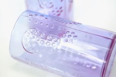 画像6: 北欧ビンテージガラス/オイバトイッカ/フローラ/グラス/タンブラー/高さ10cm/アメジスト (6)