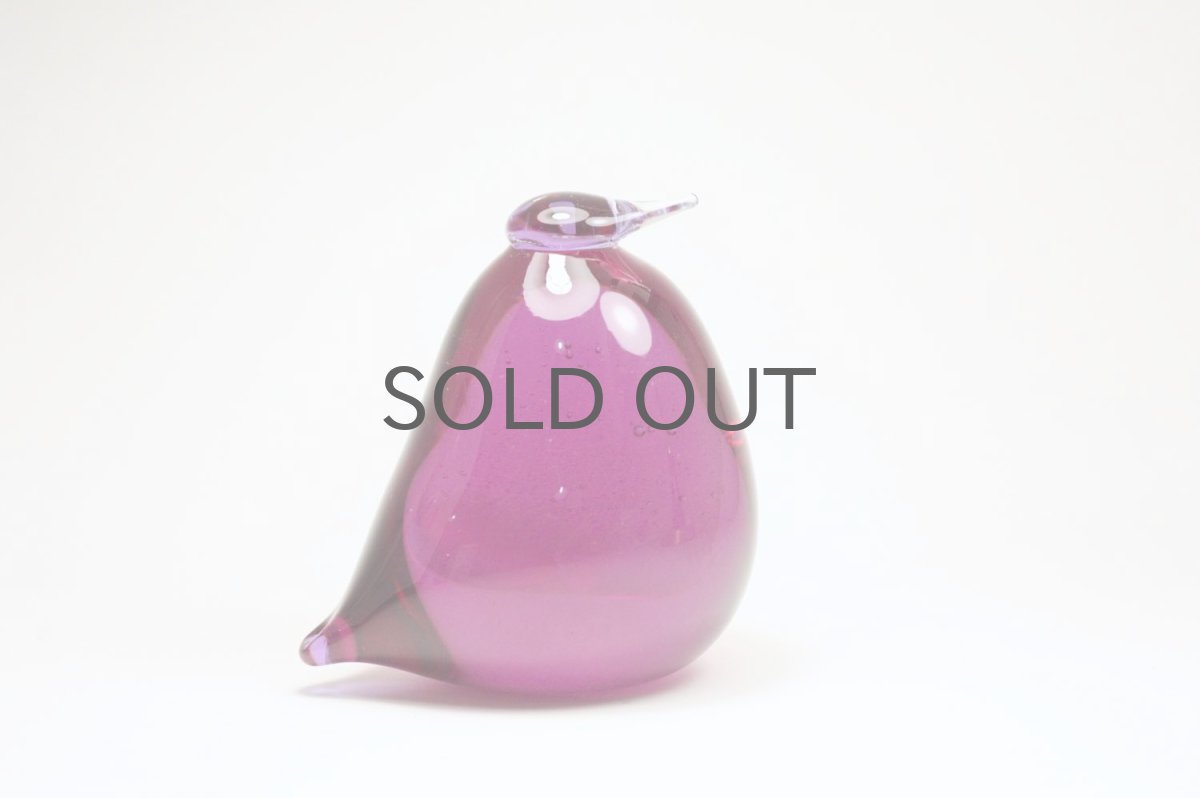 画像2: 北欧アートガラス/ビンテージガラス/Oiva Toikka/オイバ・トイッカ/iittala/イッタラ/Birds/バード/penguin/アメジスト (2)