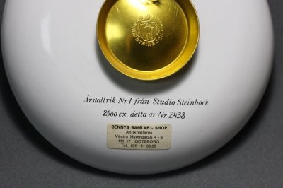 画像2: クリスマスプレート　Studio Steinbock（Steinböck）　1975年 エナメルプレート