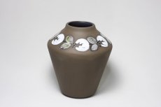 画像2: スウェーデン/Deco/フラワーベース/花瓶/ブラウン＆ホワイト花 (2)