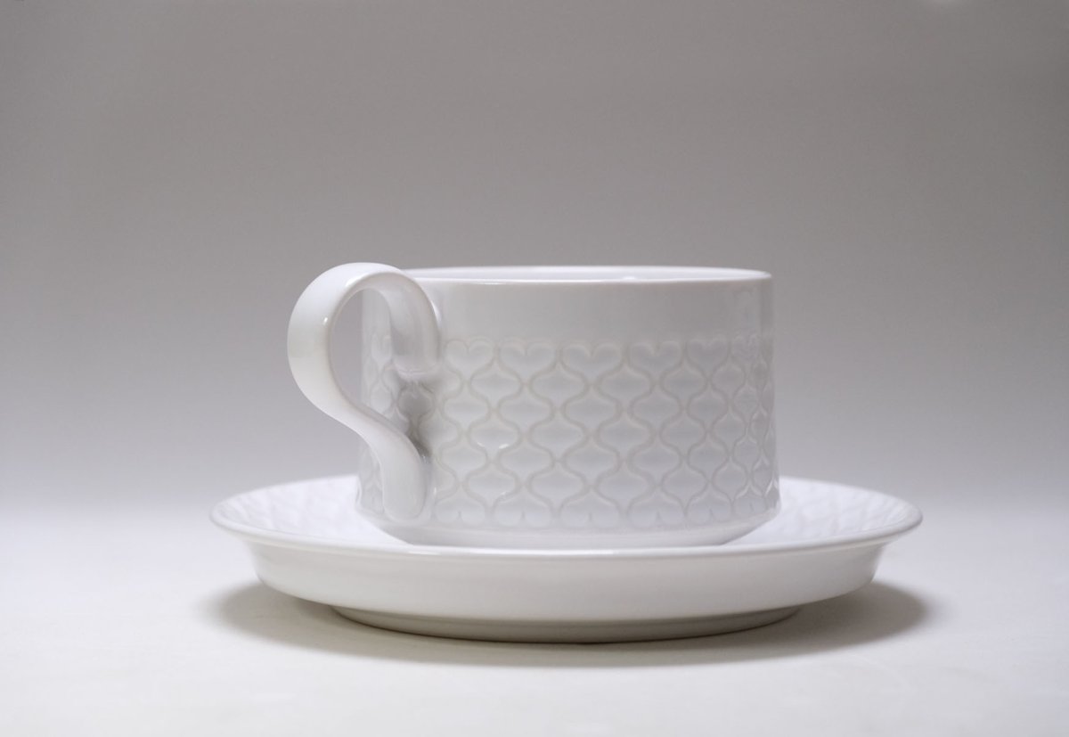 画像2: 【プライスダウン】Jens.H.Quistgaard/クィストゴー/Cordial /コーディアル/Palet/パレット/ホワイト/コーヒーカップ＆ソーサー/No.3 (2)