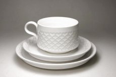 画像1: Jens.H.Quistgaard/クィストゴー/Cordial /コーディアル/Palet/ホワイト/コーヒーカップ＆ソーサー&プレートセット (1)
