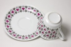 画像4: Rorstrand/ロールストランド/hjarta /コーヒーカップ&ソーサー/レッド (4)