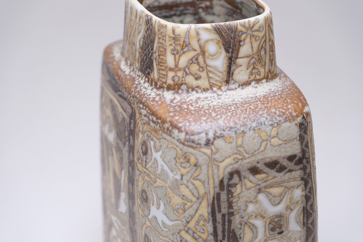 画像4: 北欧ビンテージ/ロイヤルコペンハーゲン/Royal Copenhagen/Baca/バッカ/ニルス トーソン/フラワーベース/ベージュ系 (4)