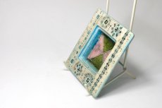 画像7: 北欧ビンテージ/北欧アート/Rut Bryk/ルート・ブリュック/Ashtray/アートオブジェクト/11cm/ホワイト＆ブルー系/委託品 (7)