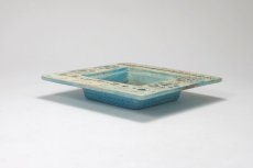 画像6: 北欧ビンテージ/北欧アート/Rut Bryk/ルート・ブリュック/Ashtray/アートオブジェクト/11cm/ホワイト＆ブルー系/委託品 (6)