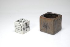 画像7: 北欧ビンテージ/北欧アート/Rut Bryk/ルート・ブリュック/アートオブジェクト/キューブ/ブラウン (7)