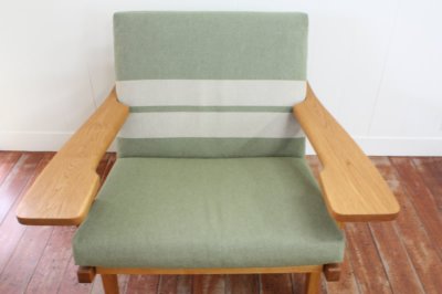 画像1: 北欧ビンテージ家具/Hans j Wegner/ハンス J ウェグナー GE370 オリジナルカヴァー