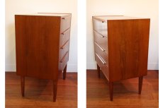 画像3: 北欧ビンテージ家具/デンマーク　チェスト　4段　チーク (3)