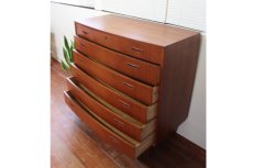 画像3: 北欧ヴィンテージ家具/デンマーク　6段　チークチェスト　 (3)