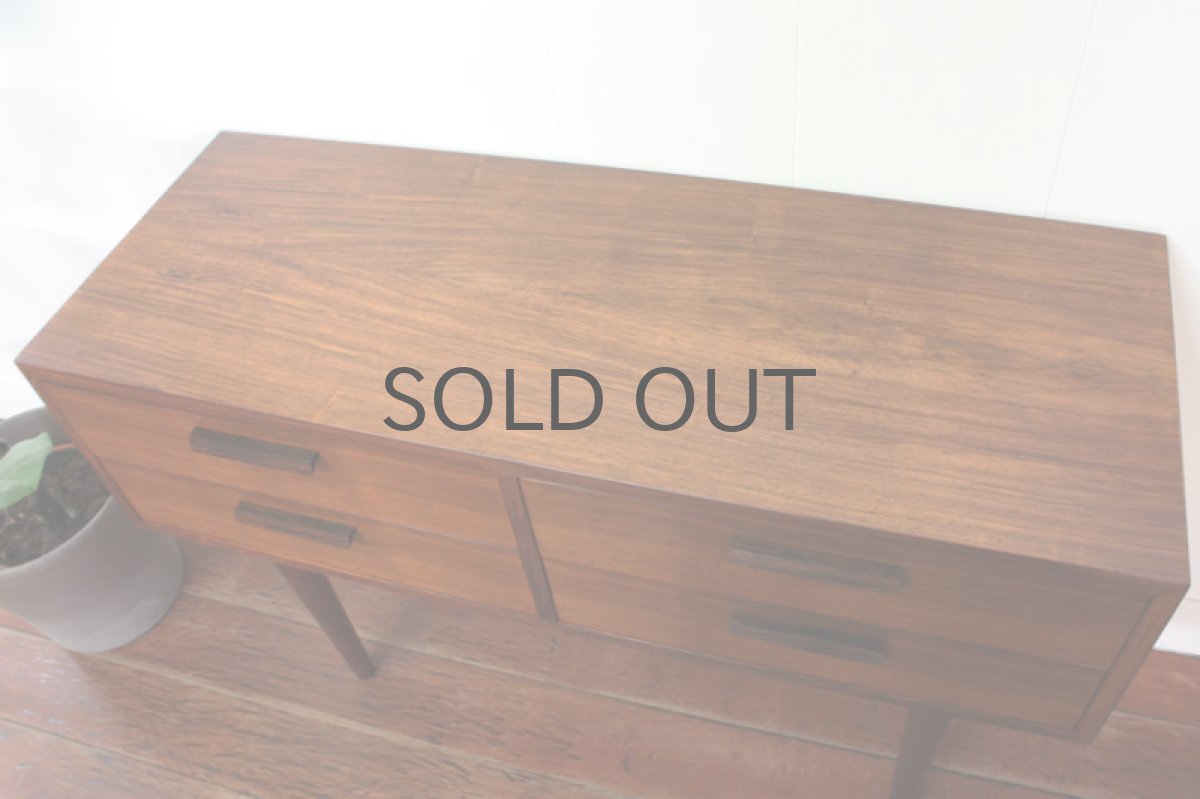 画像5: 北欧家具　Kai Kristiansen カイ・クリスチャンセン　Rosewood Chest　ローズウッド2段チェスト (5)