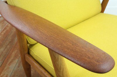 画像2: Hans j Wegnerハンス J ウェグナー GE240 チーク×オーク