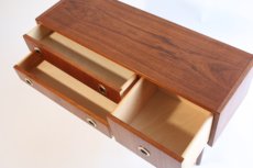 画像3: Danish Teak Chest　チークチェスト　2段丸取っ手 (3)