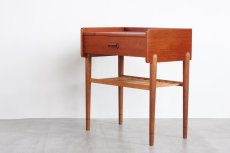 画像2: 北欧ビンテージ家具/デンマーク製/Omann Jun Møbelfabrik/チーク&オークベッドサイドチェスト (2)