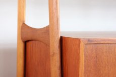 画像6: ビンテージ北欧家具/デンマーク製/Omann Jun Møbelfabrik/チーク&オークオープンシェルフ (6)
