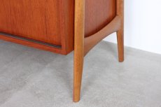 画像7: ビンテージ北欧家具/デンマーク製/Omann Jun Møbelfabrik/チーク&オークオープンシェルフ (7)