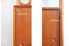画像9: ビンテージ北欧家具/デンマーク製/Omann Jun Møbelfabrik/チーク&オークオープンシェルフ (9)