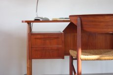 画像6: 北欧ビンテージ家具/デンマーク家具/ チーク/デスク (6)