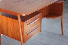 画像4: 北欧ビンテージ家具/デンマーク家具/ チーク/デスク (4)
