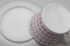 画像5: Upsala Ekeby 　ウプサラ　エクビィ　Karlskrona窯 コーヒーカップ＆ソーサー ダイヤ柄 (5)