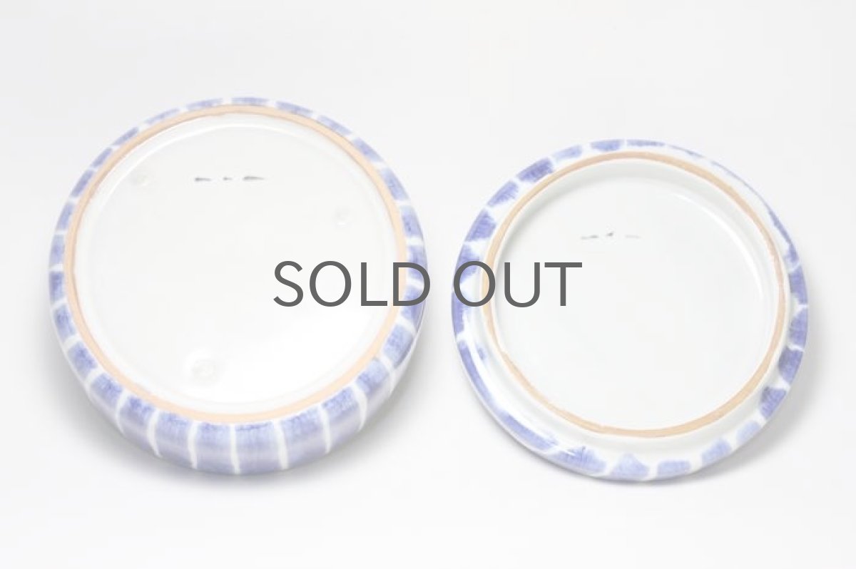 画像6:  Ekeby/エクビィ/Ingrid Atterberg/イングリッド　アッテルバーグ/ストライプ蓋付器 (6)