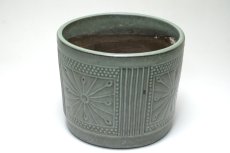 画像3: 北欧ガーデニンググッツ/ビンテージ/Upsala Ekeby/ウプサラエクビィ/植物ポット/鉢/H12cm/モスグリーン (3)